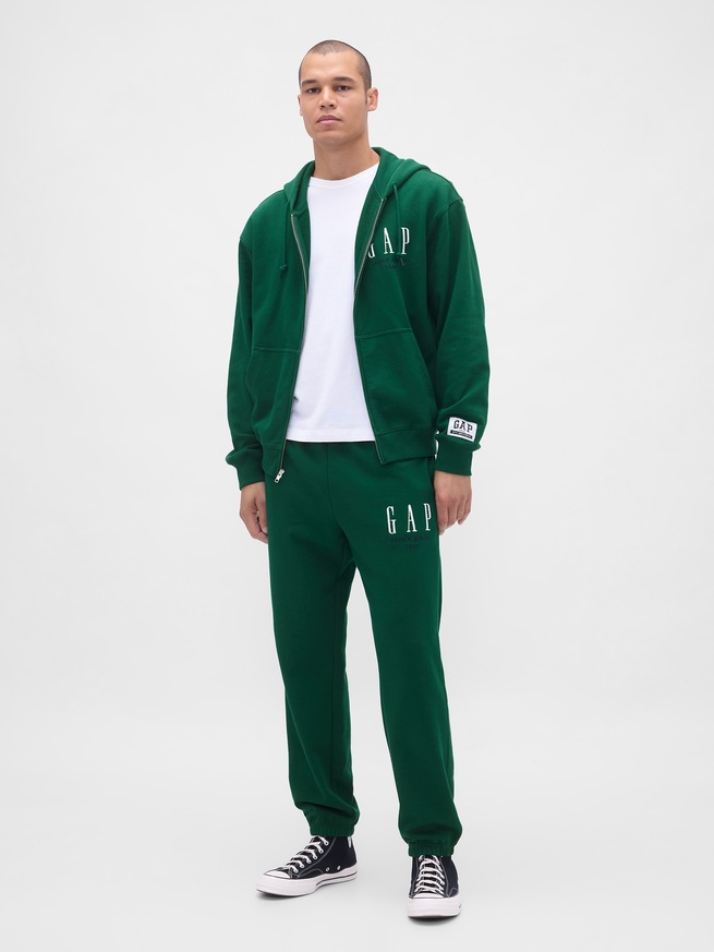 30th アニバーサリー ヘビーウェイト フレンチテリー GAPロゴ ジョガーパンツ-0