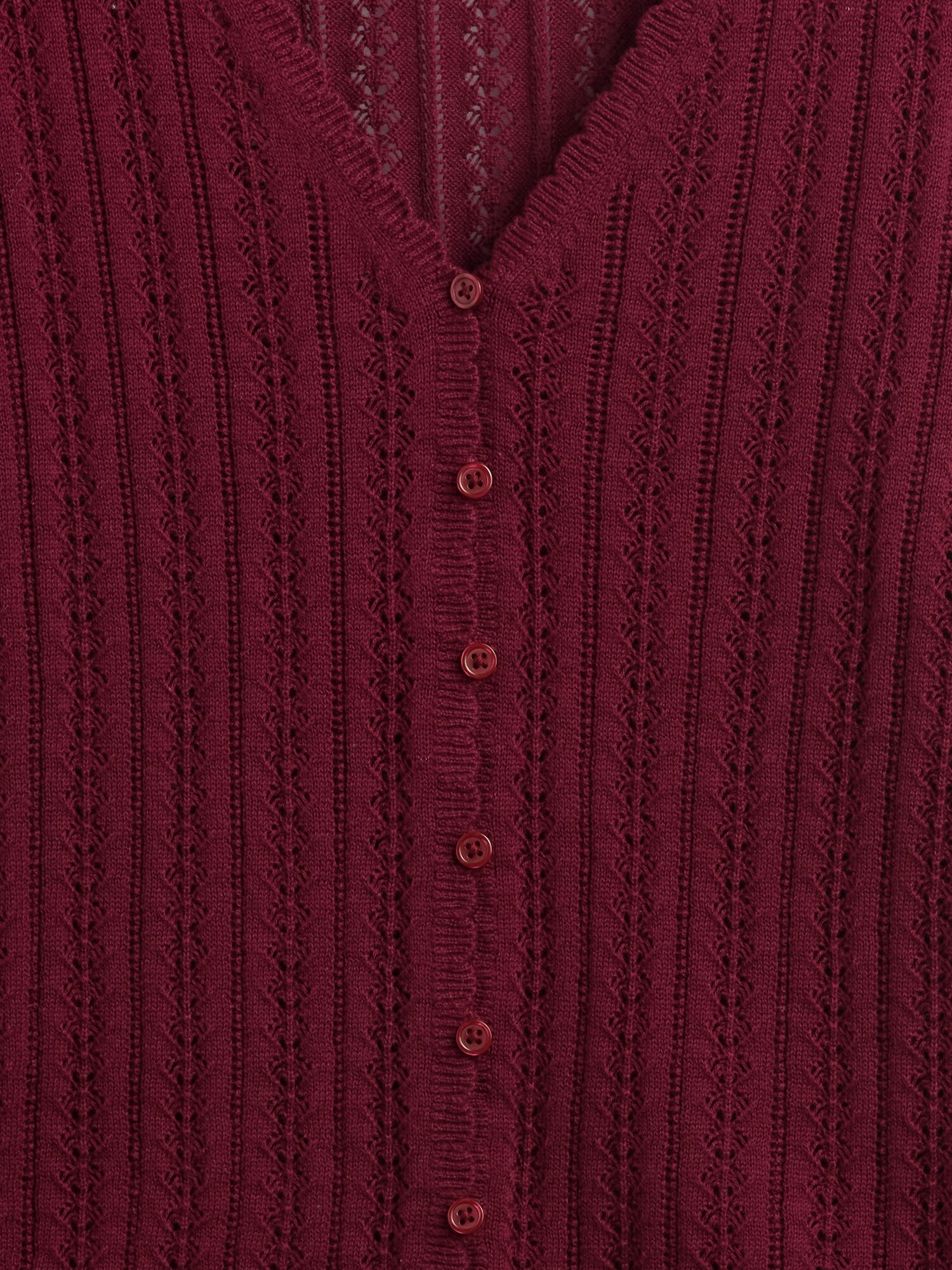 コットン100% ポインテールカーディガン-3