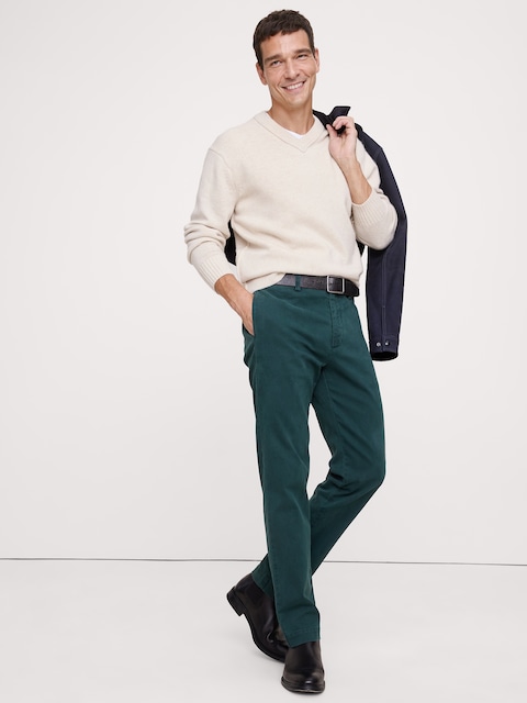 Straight Brushed Italian Chino