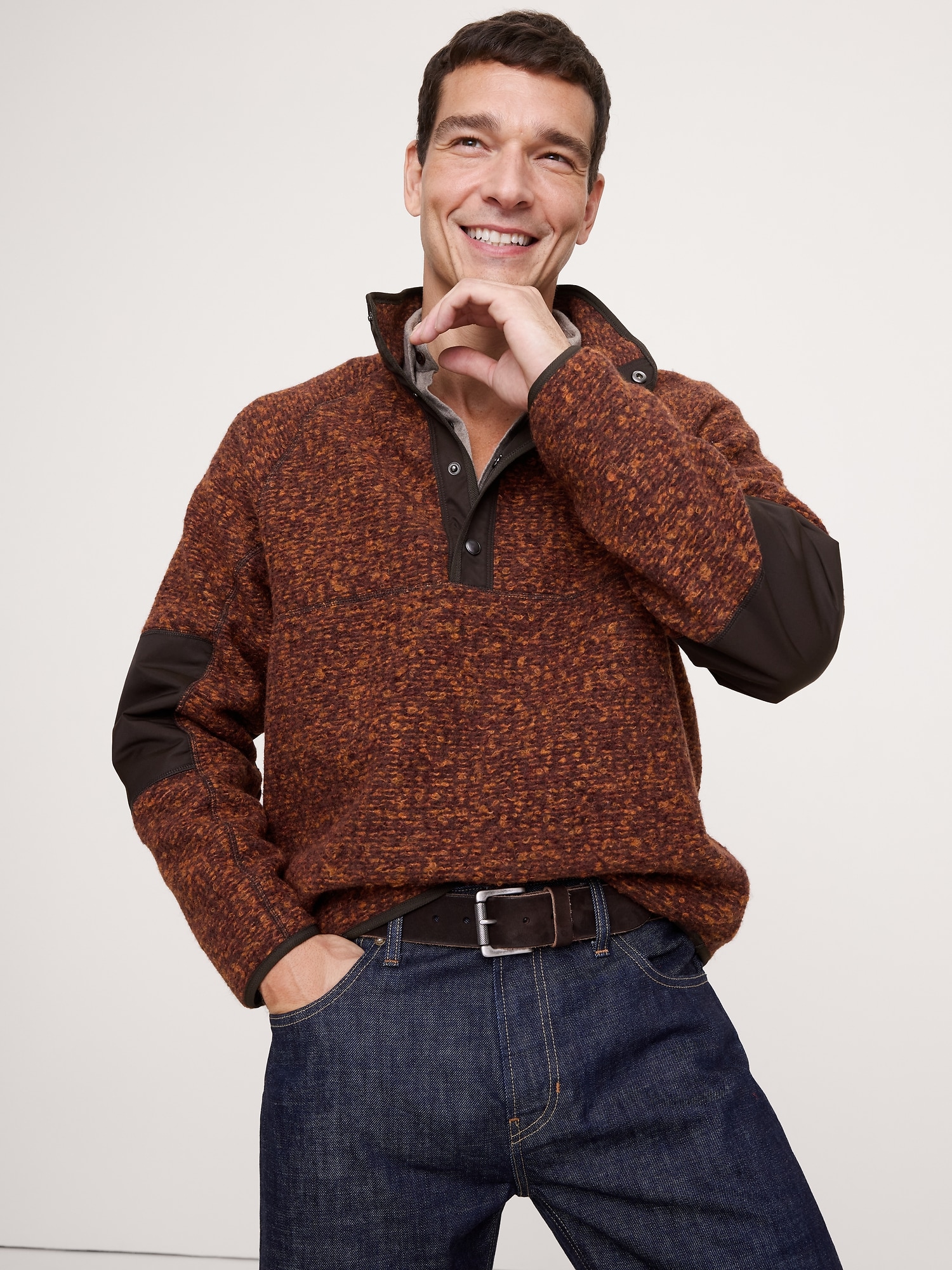 CHANDAIL EN MOLLETON BOUCLÉ