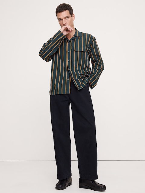 Relaxed-Fit Cotton Poplin Resort Shirt