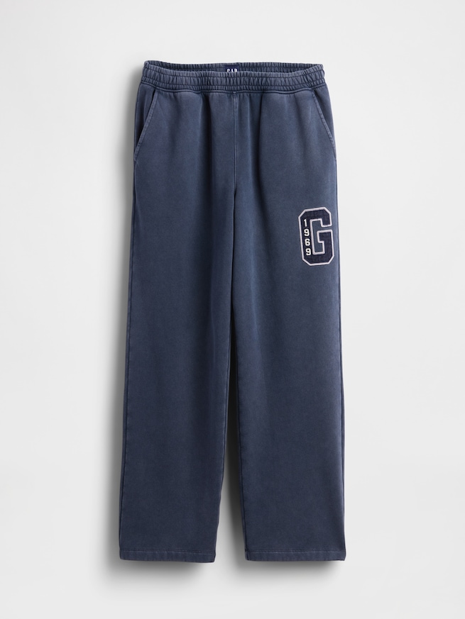 ヴィンテージソフト リラックスフィット GAPロゴ スウェットパンツ-5