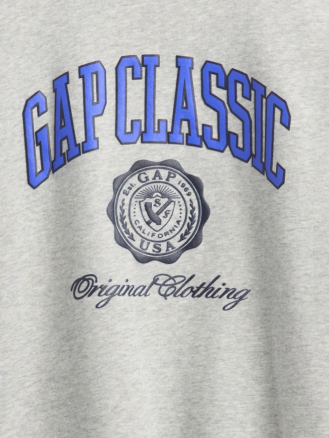 ヴィンテージソフト リラックスフィット GAPロゴスウェットシャツ (キッズ)-4