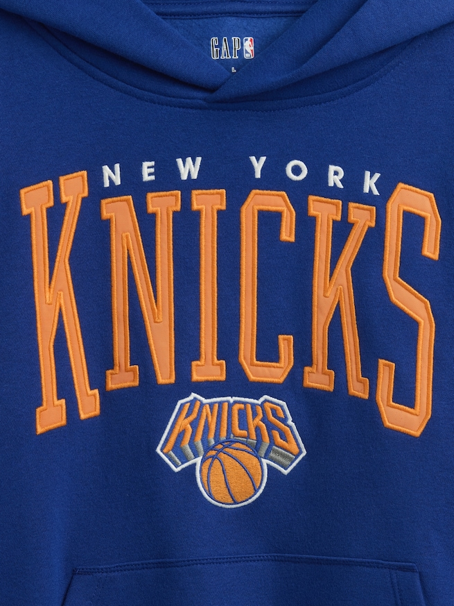 NBA ニューヨーク ニックス ヴィンテージソフト リラックスフィット パーカー (キッズ)-4