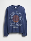 NBA ニューヨーク ニックス リラックスフィット グラフィックTシャツ (キッズ)-0