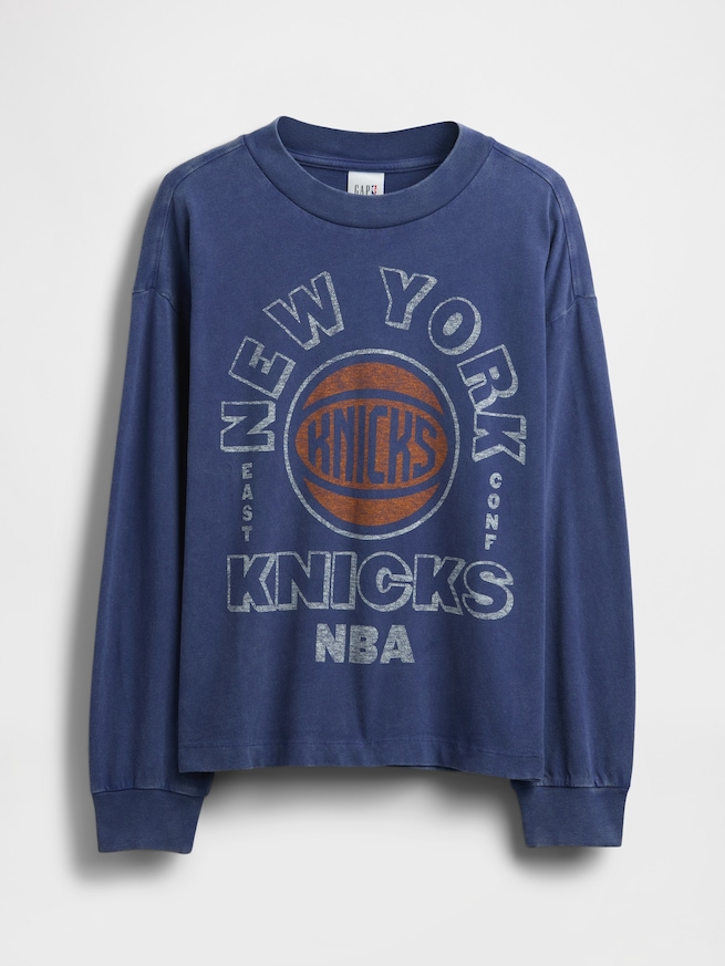 NBA ニューヨーク ニックス リラックスフィット グラフィックTシャツ (キッズ)-0