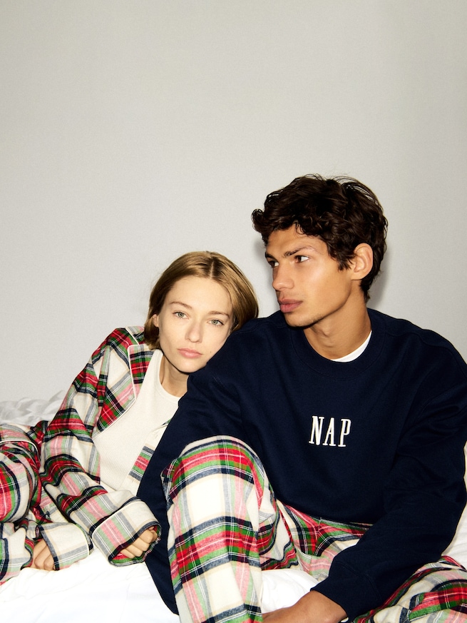 スーパーソフト フランネル パジャマシャツ (ユニセックス)-7