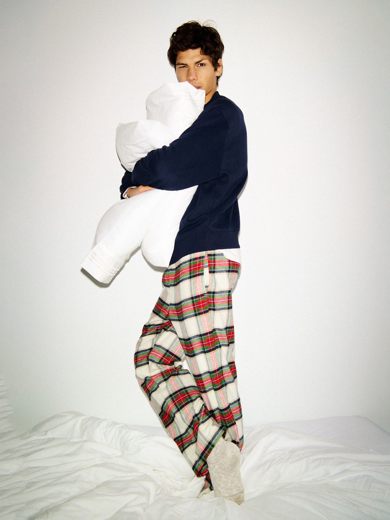 Gap公式オンラインストア | スーパーソフト フランネル パジャマパンツ