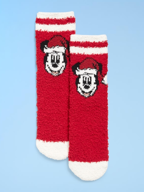 Old Navy x Disney Holiday-Graphic Cozy Socks for Women