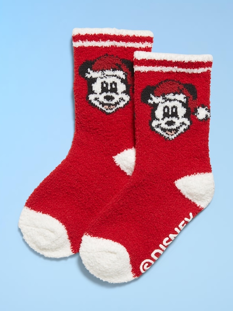 CHAUSSETTES DOUILLETTES MICKEY MOUSE OLD NAVY X DISNEY UNISEXES POUR TOUT-PETIT ET BÉBÉ