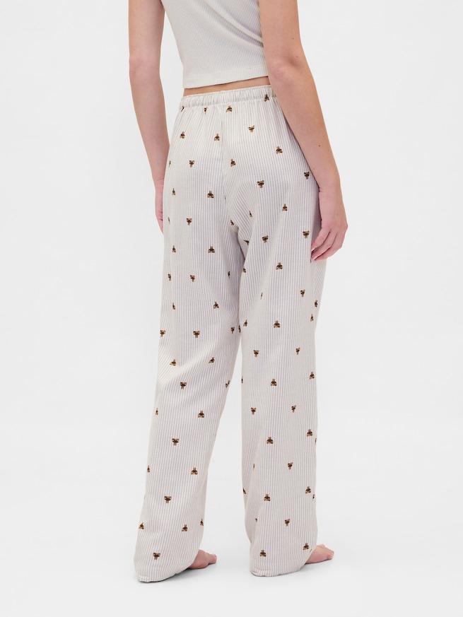 スーパーソフト フランネル パジャマパンツ (ユニセックス)-4