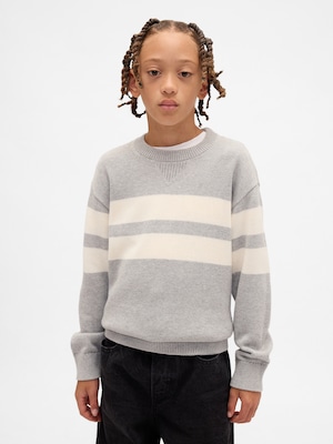 リラックスフィット クルーネックセーター (キッズ)