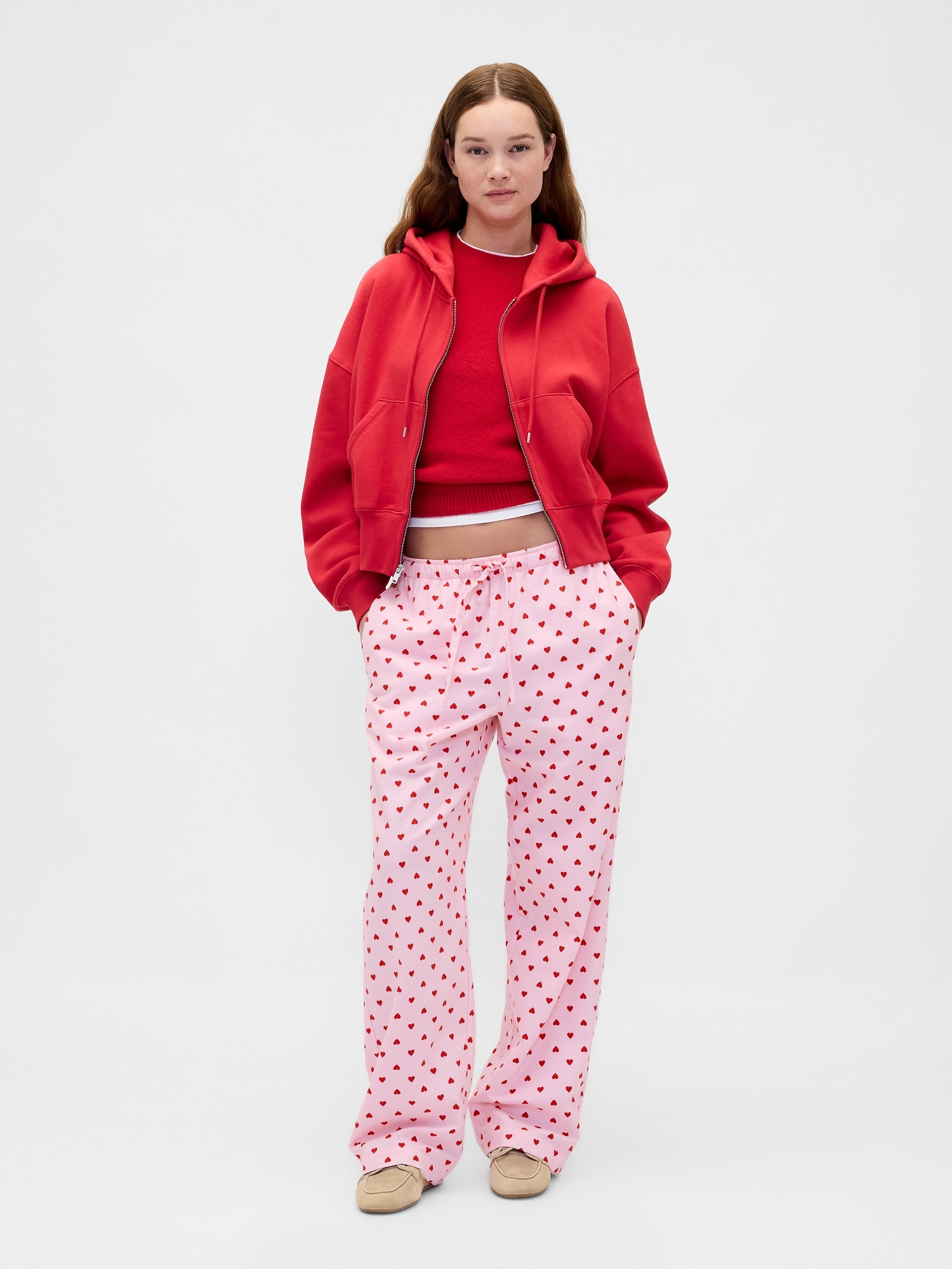 スーパーソフト フランネル パジャマパンツ (ユニセックス)-5