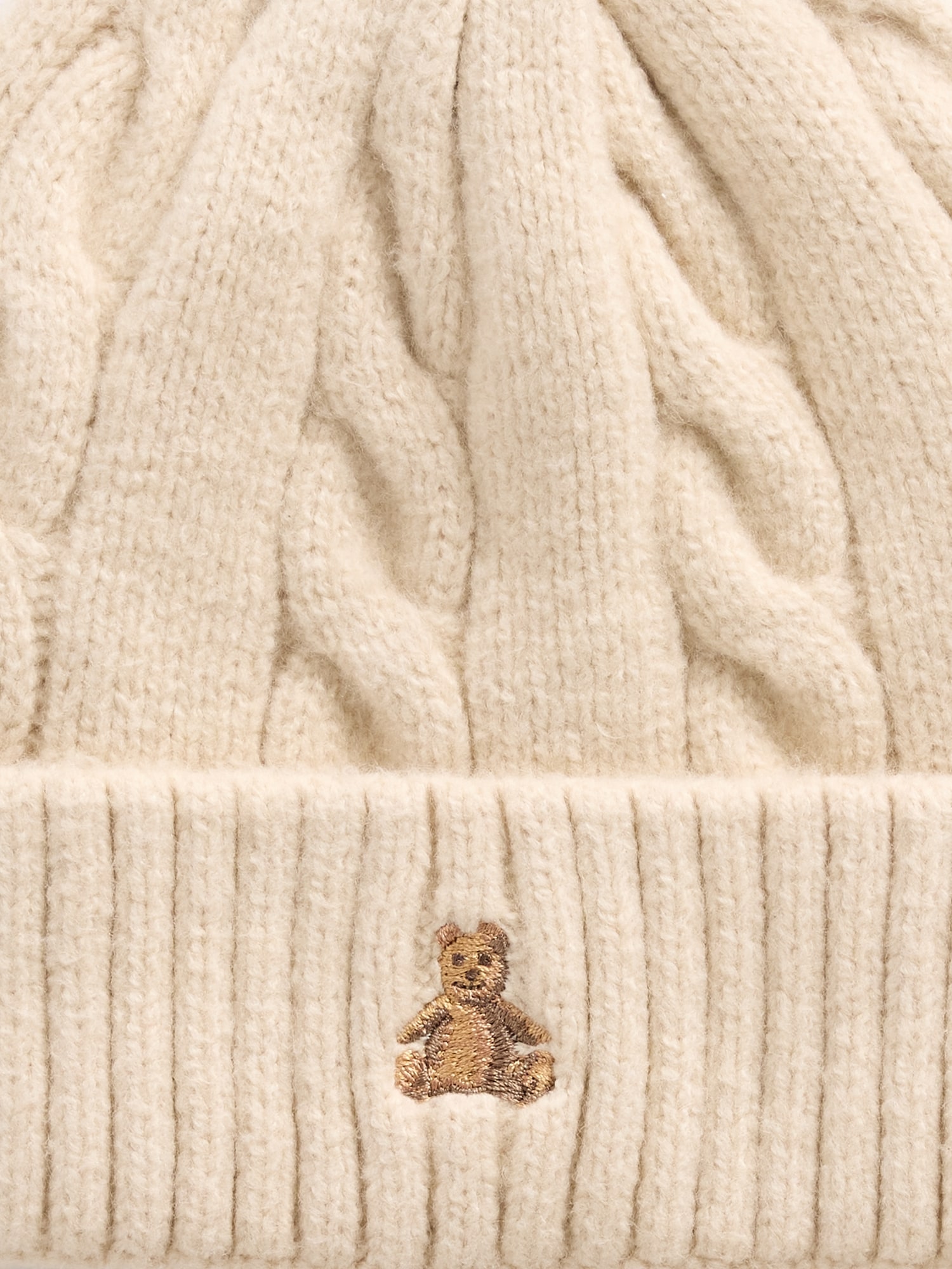 Ensemble bonnet et mitaines en tricot torsadé Effet cachemire pour Bébé et Tout-petit