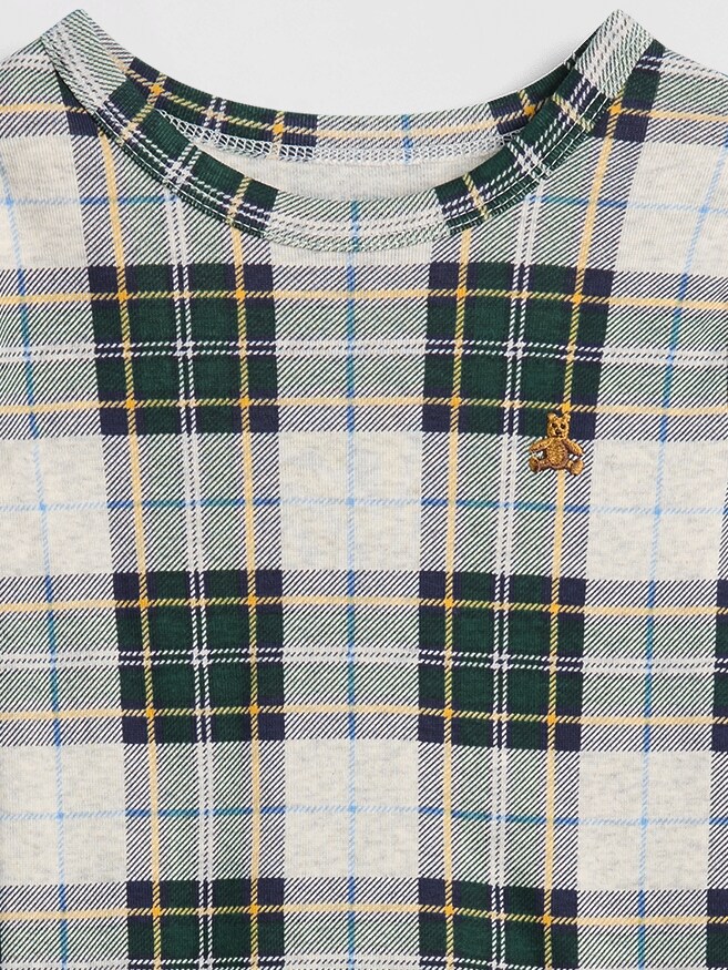 オーガニック ブラッシュドコットン ホリデー パジャマセット (幼児・ベビー)-4