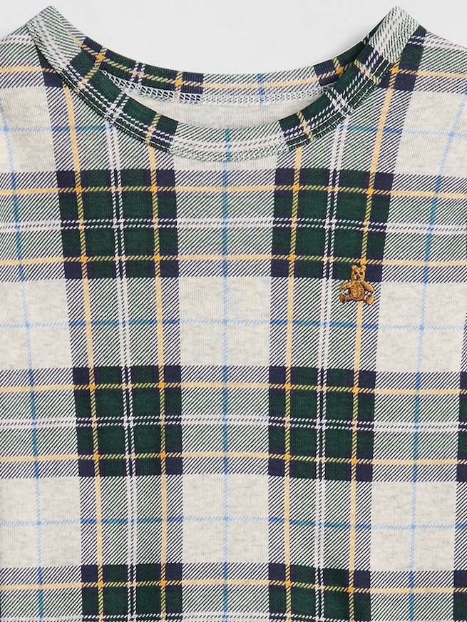 オーガニック ブラッシュドコットン ホリデー パジャマセット (幼児・ベビー)-4