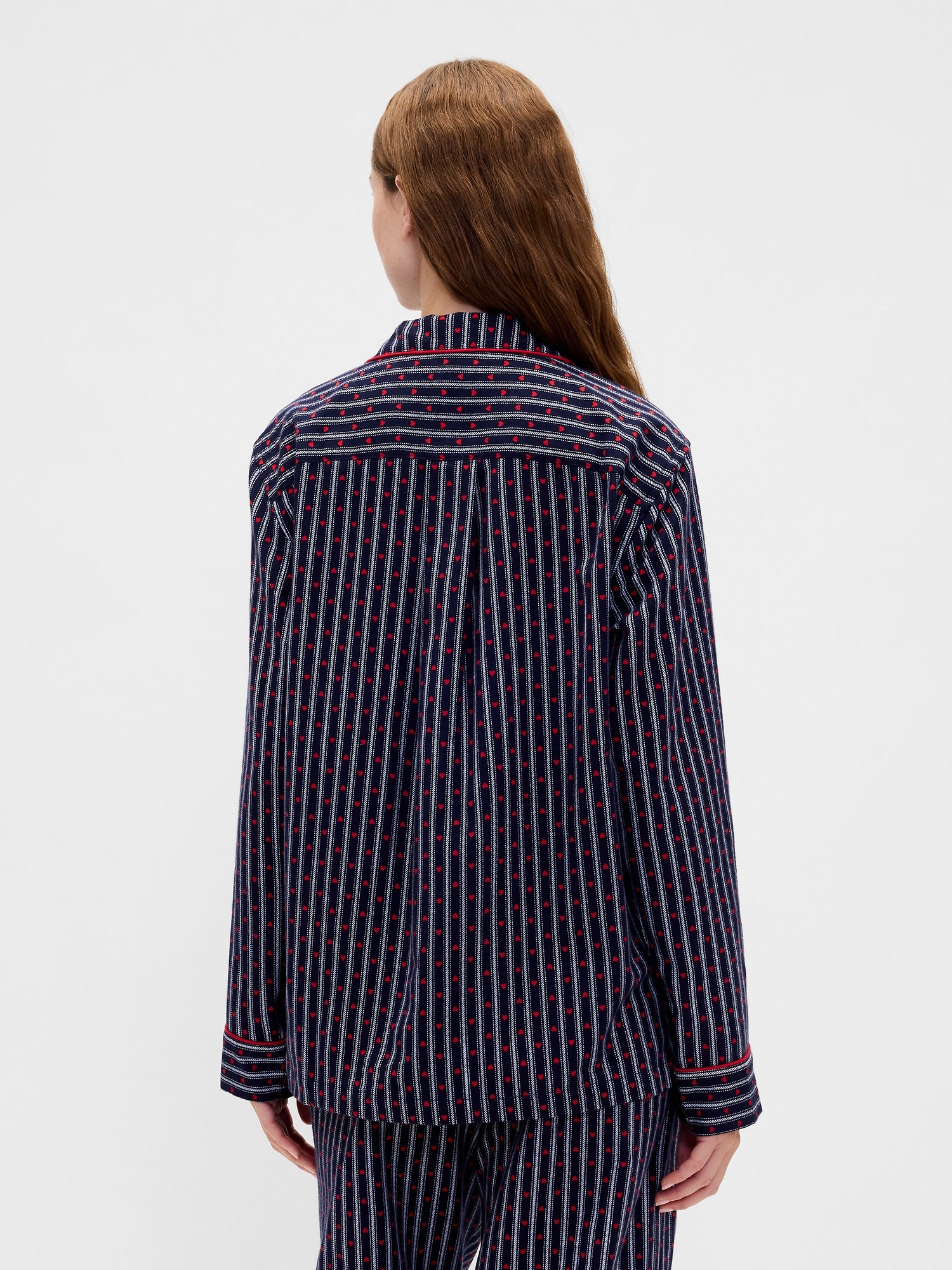 スーパーソフト フランネル パジャマシャツ (ユニセックス)-3