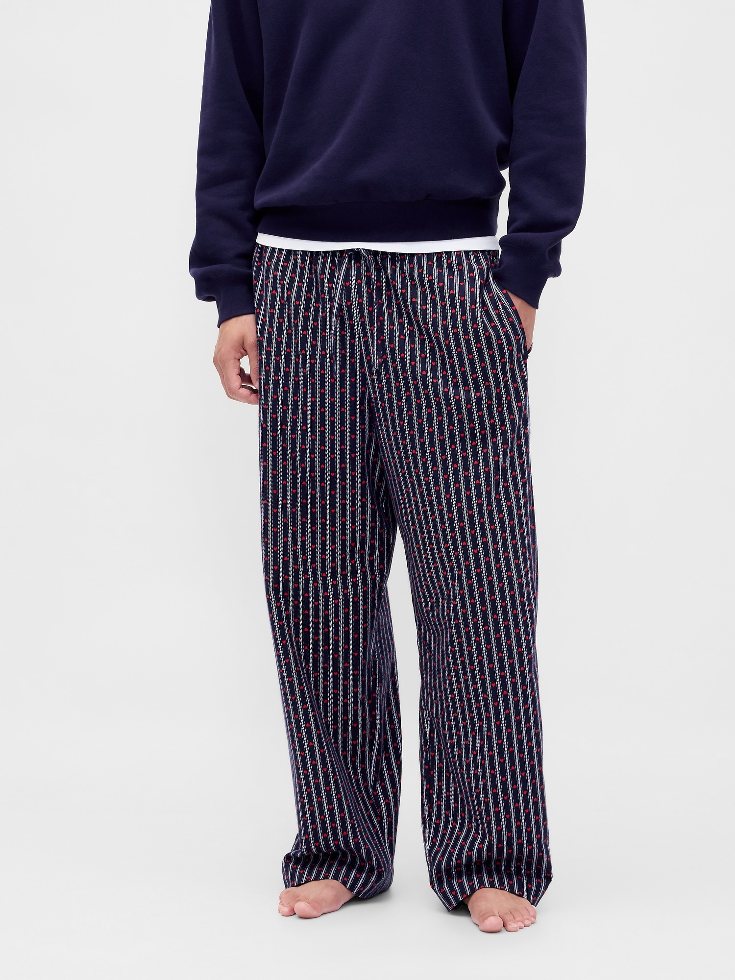 スーパーソフト フランネル パジャマパンツ (ユニセックス)-0