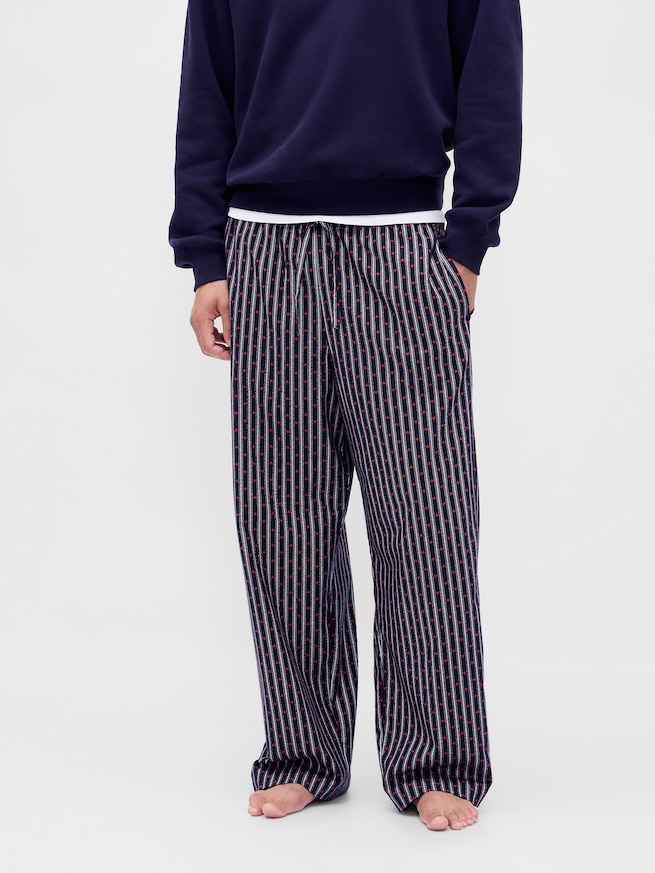 スーパーソフト フランネル パジャマパンツ (ユニセックス)-0