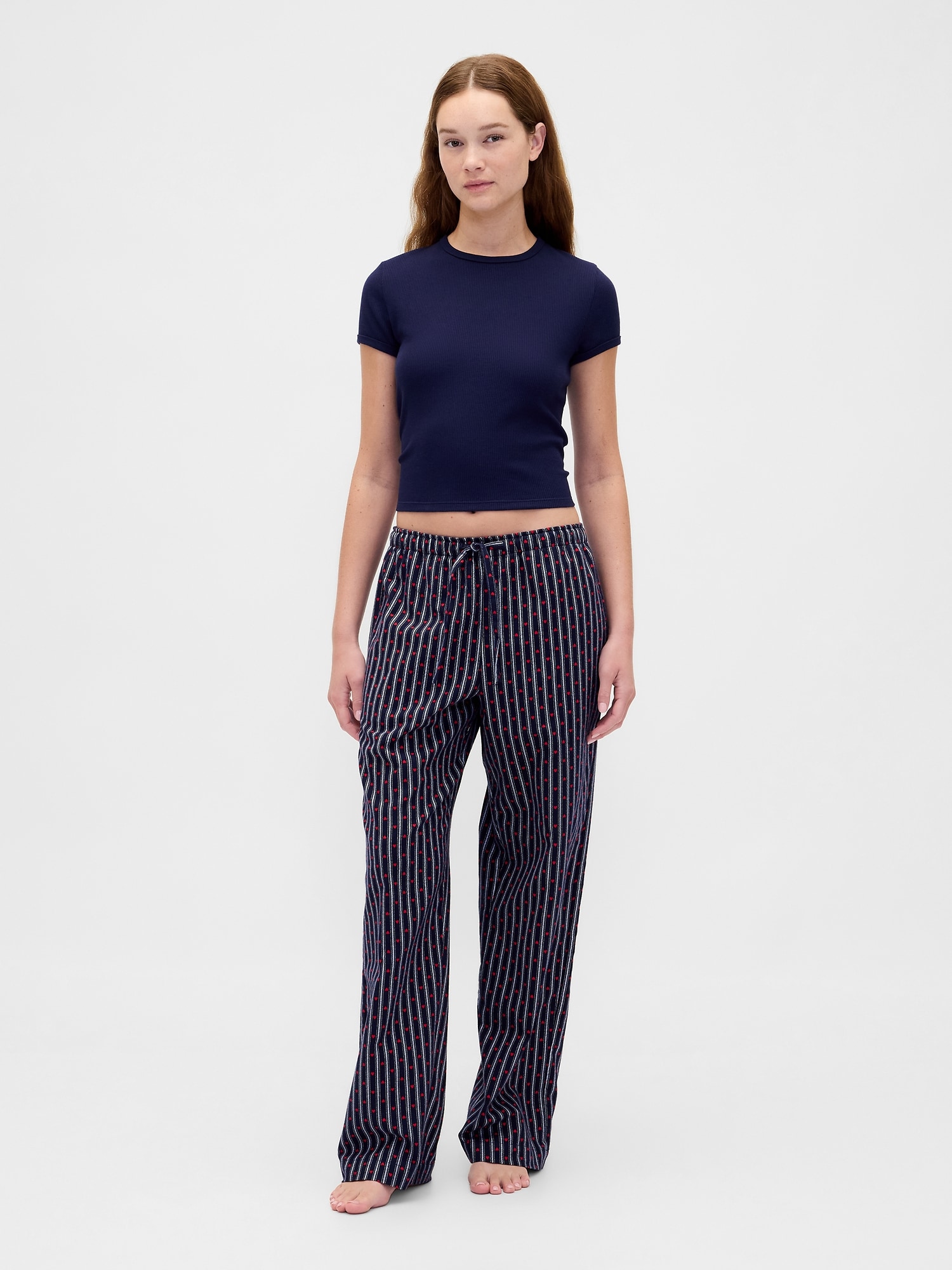 スーパーソフト フランネル パジャマパンツ (ユニセックス)-2