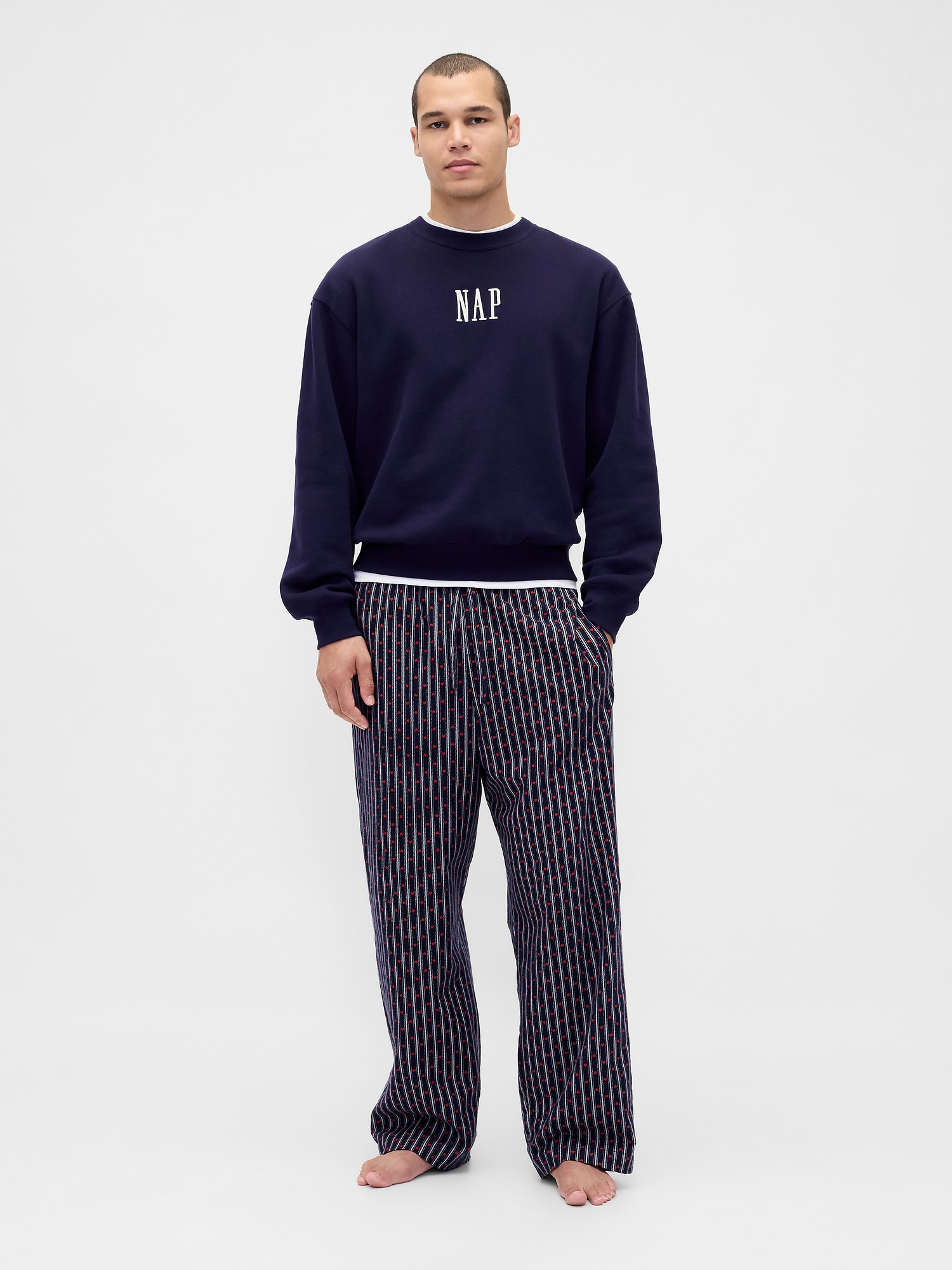 スーパーソフト フランネル パジャマパンツ (ユニセックス)-3