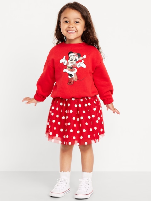 Disney© Graphic Sweatshirt and Tutu Skirt Set for Toddler Girls