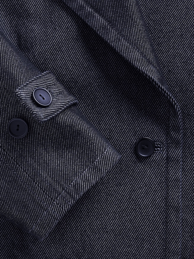 GapStudio デニム コクーンコート-4