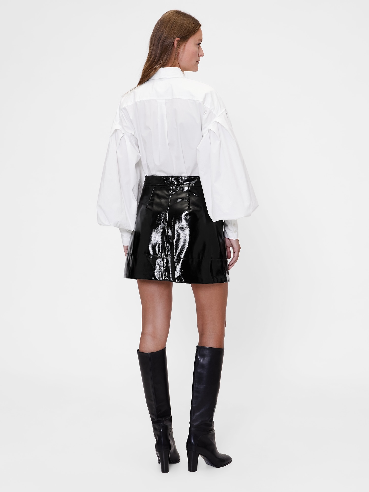 GapStudio ポプリン ボウタイシャツ-3