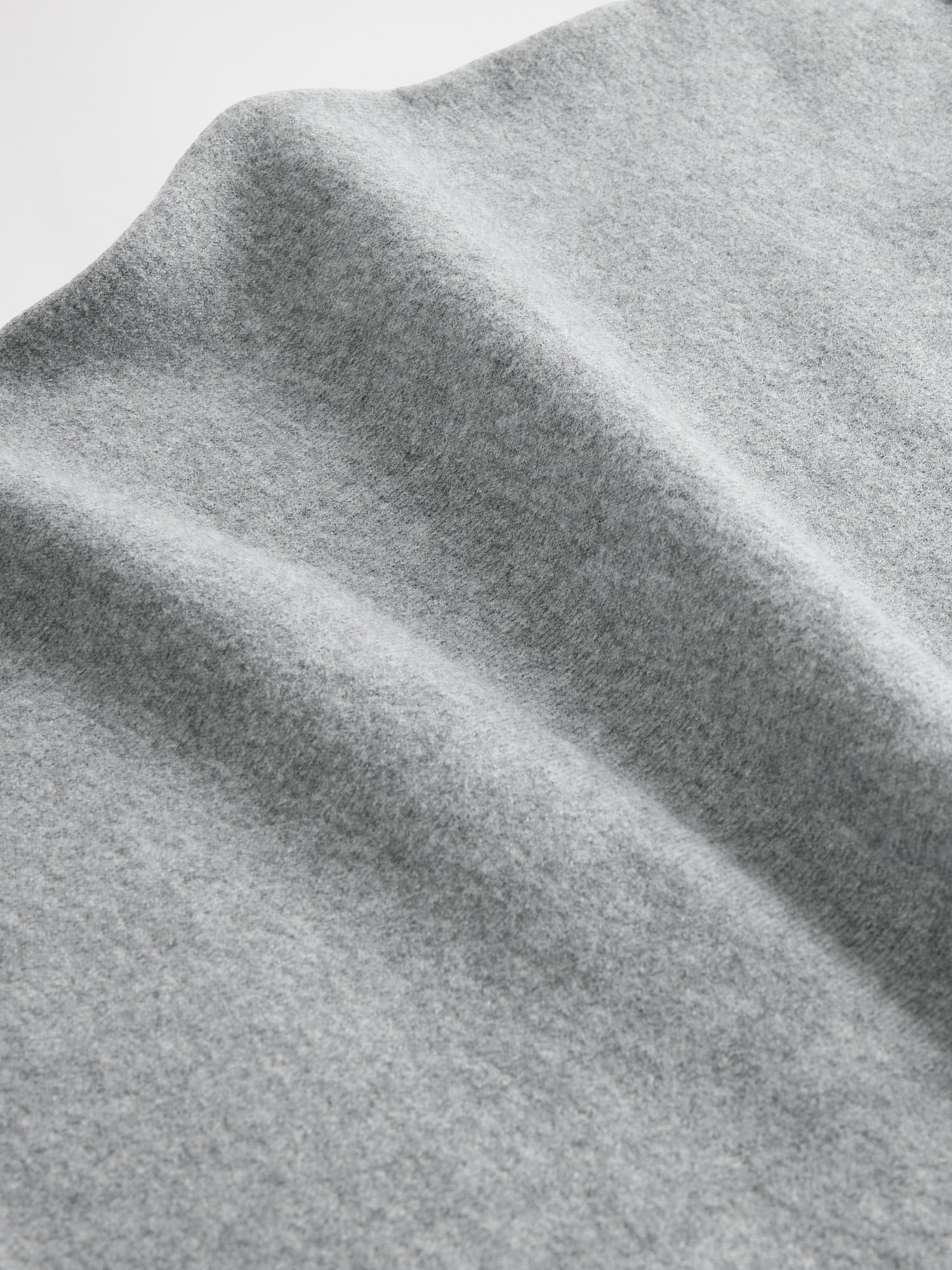 CashSoftカシミヤタッチ ストレッチミディスカート-3