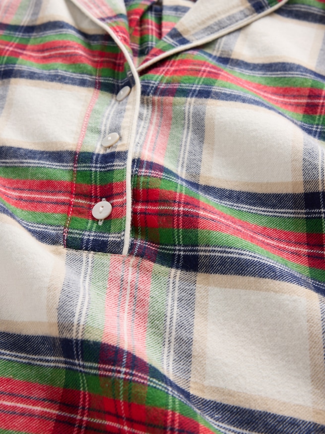 スーパーソフト フランネル パジャマワンピース-1