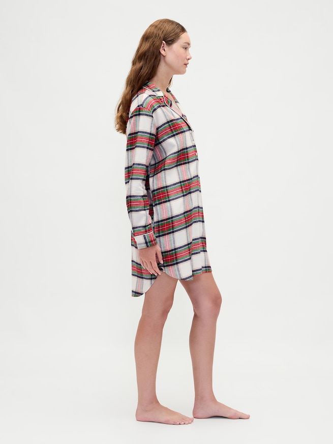 スーパーソフト フランネル パジャマワンピース-2