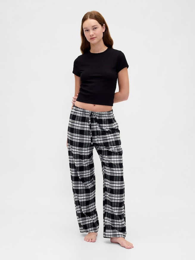 スーパーソフト フランネル パジャマパンツ (ユニセックス)-2