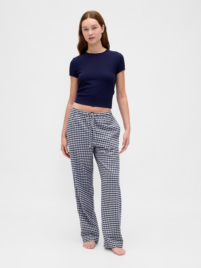 スーパーソフト フランネル パジャマパンツ (ユニセックス)-2