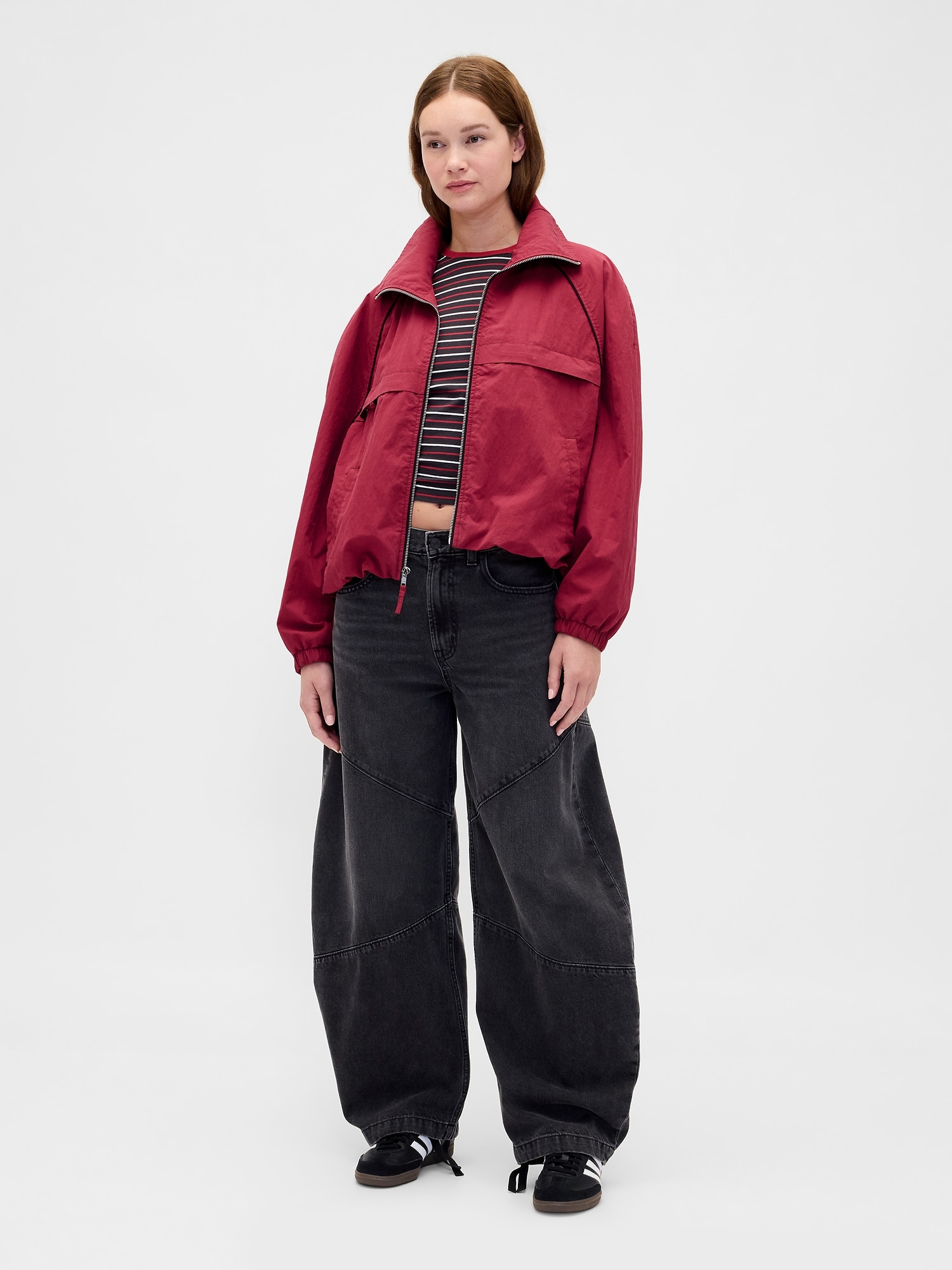 ストレンジャー・シングス フランネル裏地 トラックジャケット