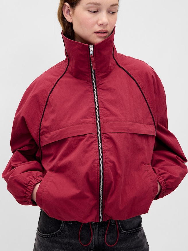 ストレンジャー・シングス フランネル裏地 トラックジャケット-3