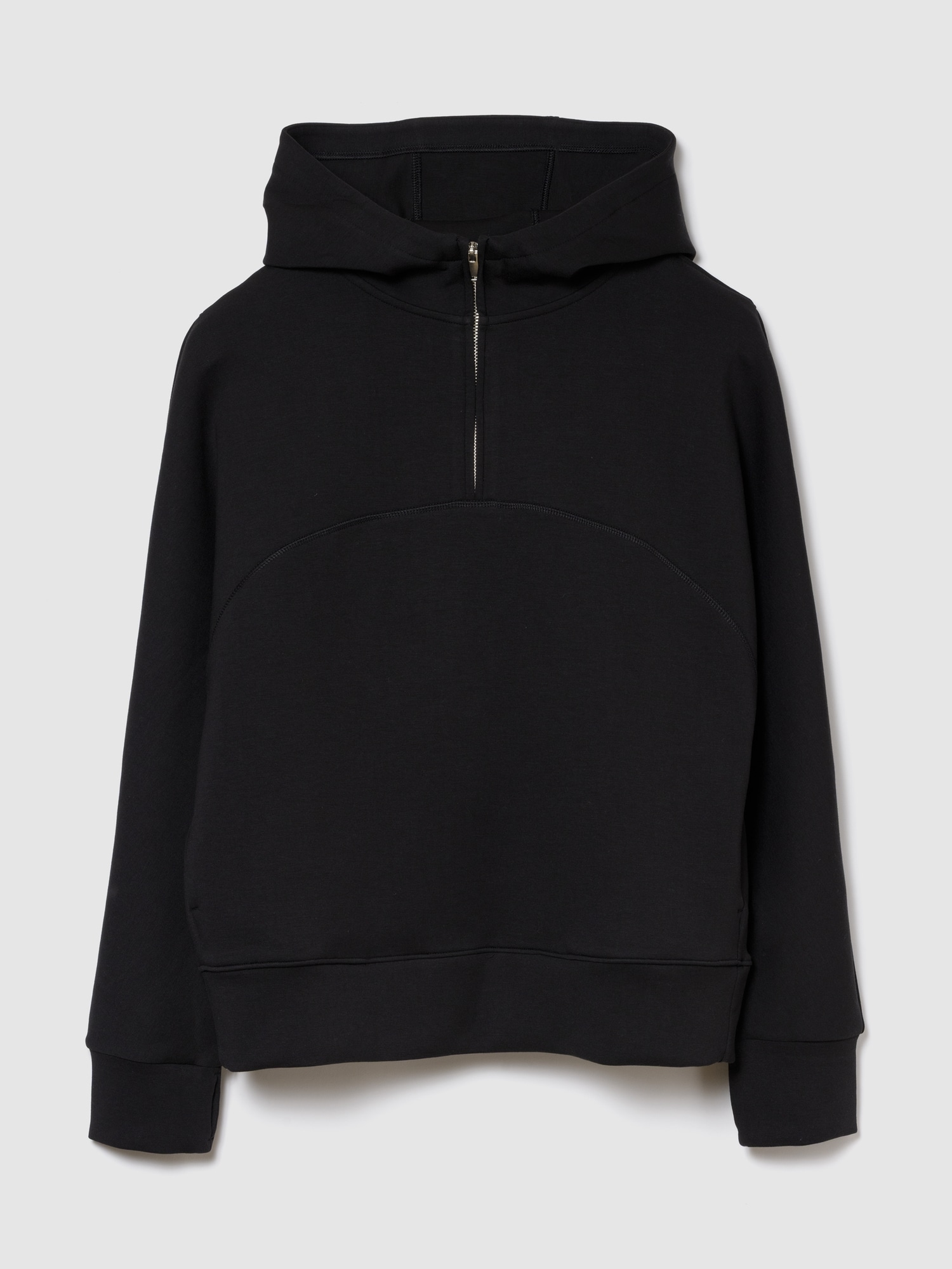 GapFit オーバーサイズ 1/4ジップアップパーカー-0