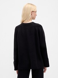 CashSoft Shaker-Stitch Boyfriend Sweater | Gap