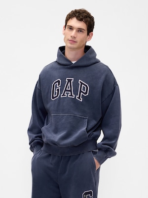 ヴィンテージソフト オーバーサイズ GAPロゴパーカー