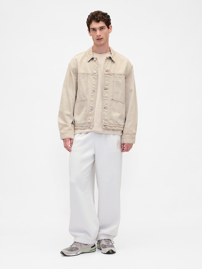 ヴィンテージソフト GAPロゴ バギー スウェットパンツ-3