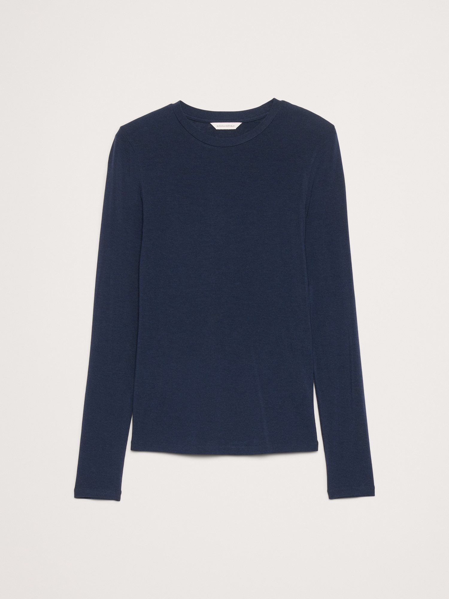 リュクス ウールブレンド クルーネックTシャツ-3