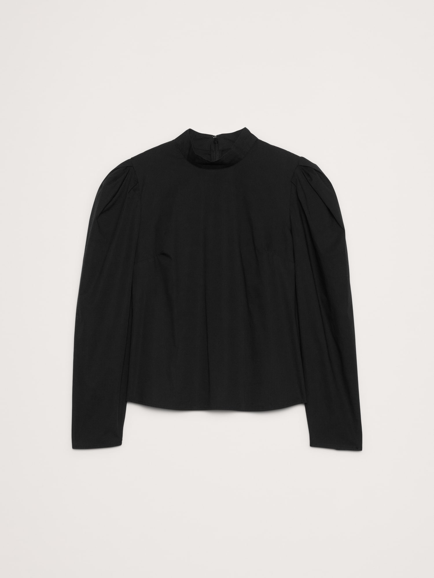 ストレッチ コットン パフスリーブ トップス-3 ストレッチ コットン パフスリーブ トップス-3