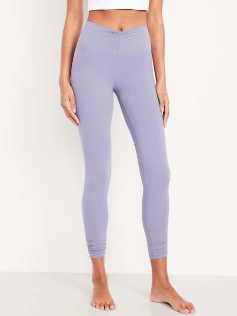 LEGGING STUDIOSMOOTH RUCHÉ À TAILLE HAUTE