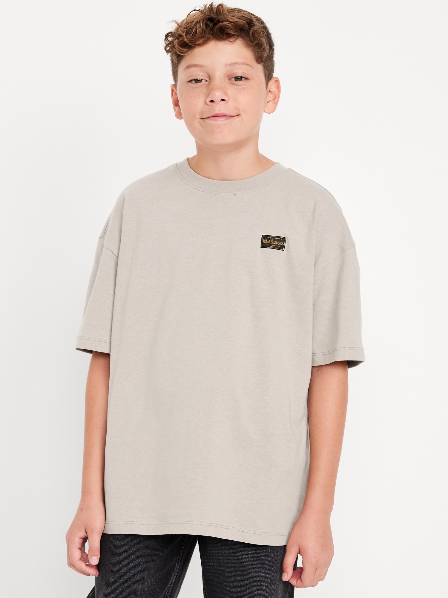 T-SHIRT SURDIMENSIONNÉ À MANCHES COURTES ET À IMPRIMÉ POUR GARÇON