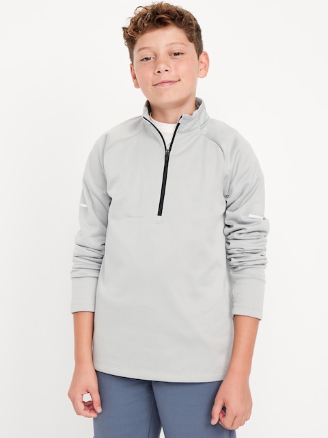 Go-Dry Quarter-Zip Soccer Pullover for Boys