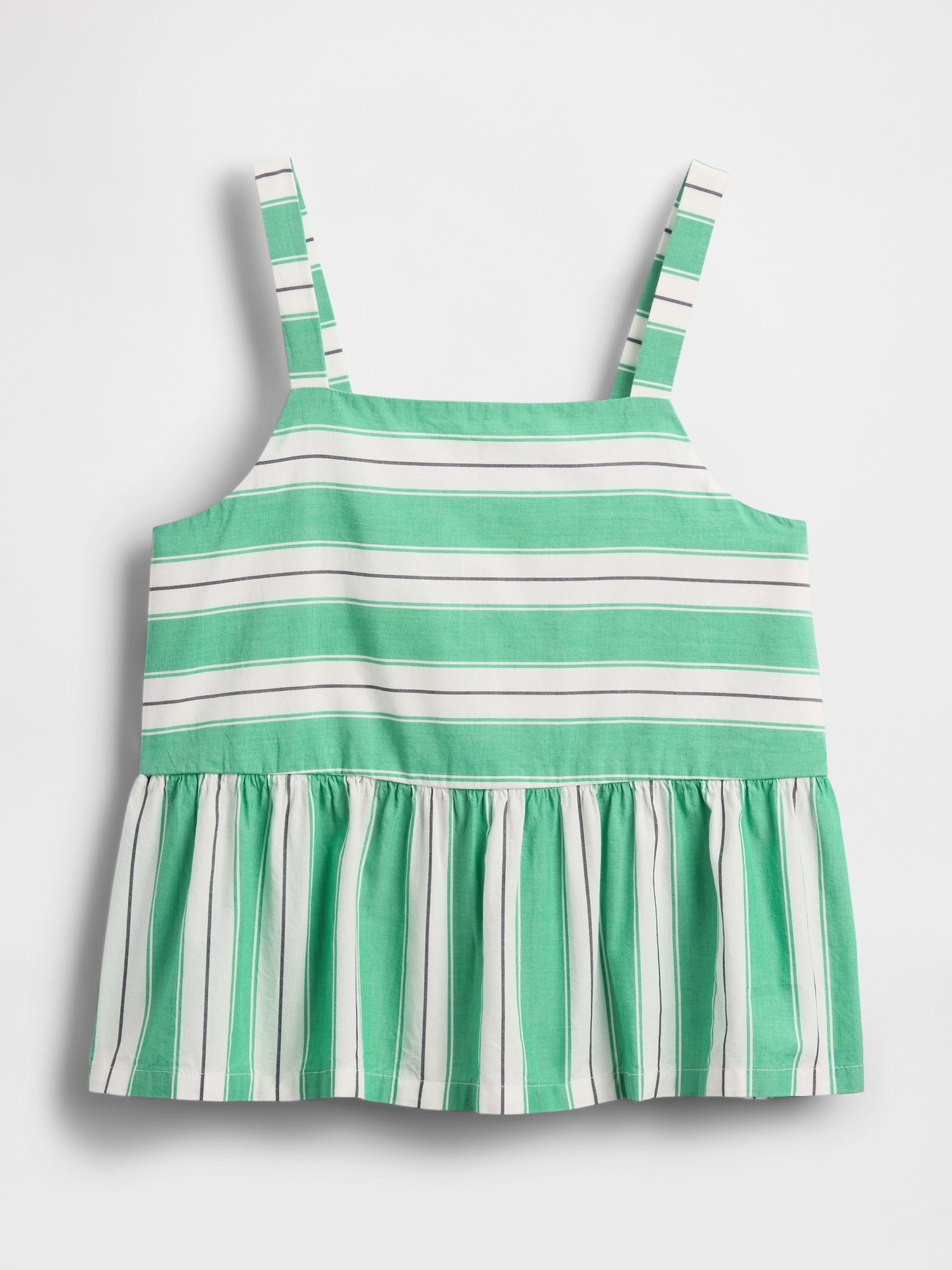 ポプリン ぺプラムトップス (キッズ)-1