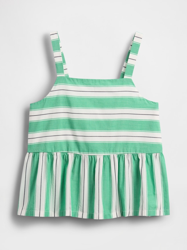 ポプリン ぺプラムトップス (キッズ)-1