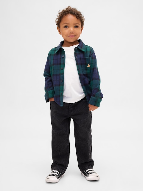JEAN BALLON À TAILLE ÉLASTIQUE POUR BÉBÉ ET TOUT-PETIT