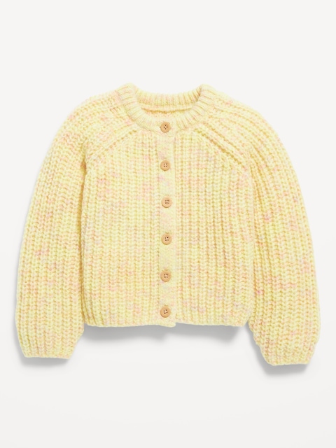 CARDIGAN EN TRICOT CÔTELÉ POUR TOUTE-PETITE FILLE