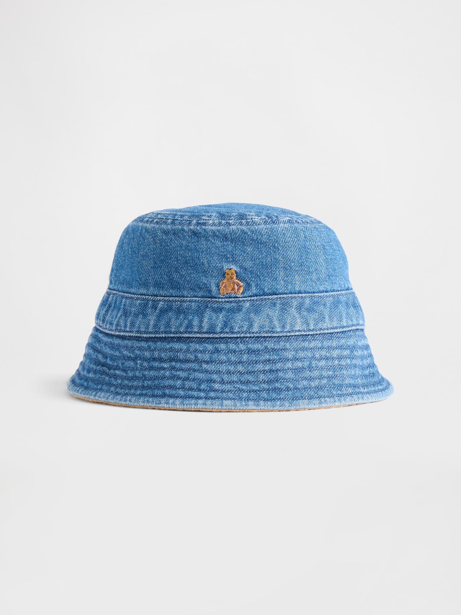 CHAPEAU CLOCHE EN DENIM DOUBLÉ DE SHERPA POUR BÉBÉ