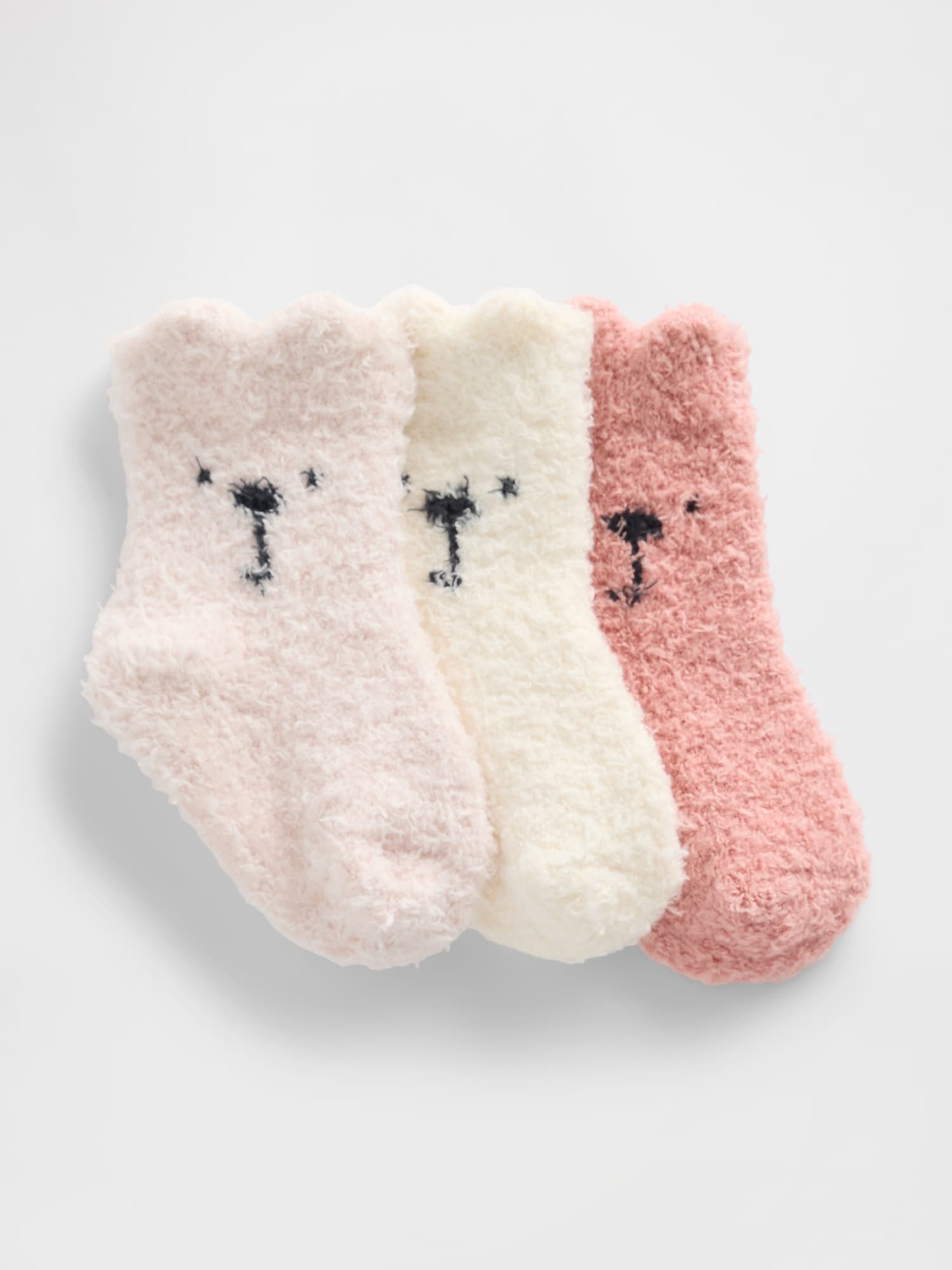 Gap ベア あったかソックス 3足セット (ベビー) Gap ベア あったかソックス 3足セット (ベビー)